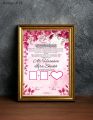 Custumize Nikkah Certificate frame with A4 size,Nikah Nama ,Primium high HD picture frame. 