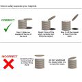 5 Pieces Magnets 20X8X5Mm Magnet Neodymium 20*8*5mm Strong Magnet, Rectangular, Size 20X8X5Mm, High Suction Power 20*8*5 Is a DIY Tool, Sticks Firmly, Durable.. 