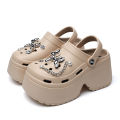 Women's Diy Clogs Clogs Slippers Woman Garden Shoes Beach Sandals Non Slip Summer Chain High Quality Platform Slides  Fashion. 