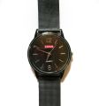 PU Leather Black Analog Watch For Men - Watch For Men.