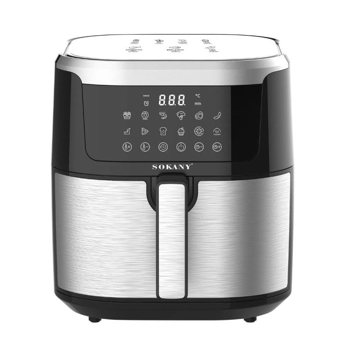 Sokany%208.8L%20Digital%20Air%20Fryer%20(SK-10037)%20%7C%202000W%20Power%20%7C%2012%20Preset%20Menus%20%7C%20Smart%20Touchscreen%20%7C%20Oil-Free%20Cooking%20%7C%20Detachable%20Basket%20-%20Image%207