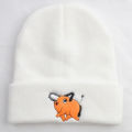 Anime Chainsaw Man Knitted Plush Hat Pochita Warm Cap Cosplay Unisex Costume Prop Party Accessories Gift. 