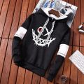 Evil Smile Printed Hoodie 2026 Trendy Mens Sweatshirt Jogger Set Winter Autumn Casual Sportswear Urban Streetwear Hooded Outfit. 
