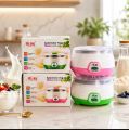 (Doi) Yogurt Maker-Automatic Stainless Steel - ABS + PP - 220-240V - 15W - 1L Capacity - On/Off Switch - Light Indicator - 7-9 Hours Preparation Time ..