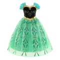 2026 Exquisite Anna Coronation Gown Toddler Snow Queen Halloween Princess Dress Girl Make up Party Birthday Fancy Elsa Costume. 