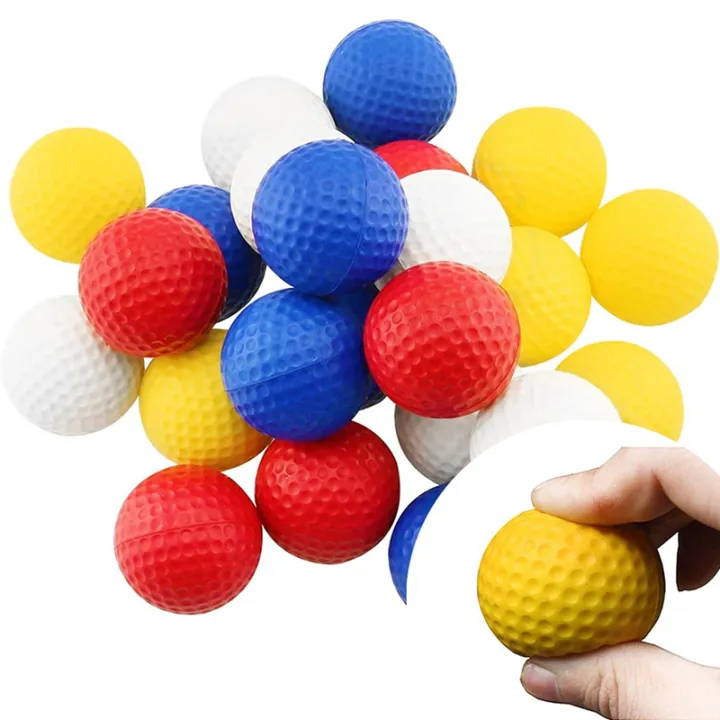 10pcs%20PU%20Foam%20Solid%20Sponge%20Soft%20Indoor%20Golf%20Practice%20Ball%204.2cm%20Children's%20Stress%20Relief%20Kneading%20Toy%20Golf%20Contact%20Accessories%20-%20Image%202