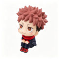 Cute Anime Jujutsu Kaisen Figure Itadori Yuji Gojo Satori Fushiguro Megumi Kugisaki Kawaii Toy Car Decoration PVC Model . 