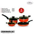 Non Stick 7 Pcs Cookware Set. 