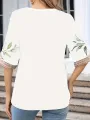 New Temperament Woman Shirt Casual Loose Shirt Woman Elegant Short Sleeve Blouse Holiday Weekday. 