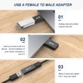 Universal USB 3.0 OTG Type C Adapter 10Gbps USBC Male to USB Female USB-C Converter for Macbook  Tablet Connector PC. 