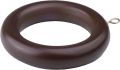 Curtain pole Rings Wooden (Inner Dia 1.75 Inch /outer 2.5 Inch) (mahogany Colour) curtain eyelet / Wooden ring / wood eyelets /  Curtain ring / curtain hangers / curtain wooden pole ring /Curtain bar ring / wood ring. 