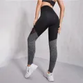Seamless Sexy Mesh Spliced Leggings Women with Pocket Leggings High Waist Push Up Butt Gym Trainning Fashion Slim Yoga Tights. 