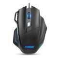 FOREV FV-X7 3200dpi Wired Mechanical Gaming RGB Lighted Mouse (Black). 