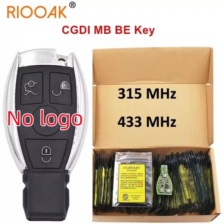 Original CGDI MB CG BE Key 315MHZ/433MHZ for Mercedes Benz Work with CGDI MB Programmer Support All FBS3 and Automatic Recovery
