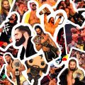 WWE Superstars Roman Seth Sticker Sheet. 