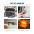2PCS LED Work Light mounting Bracket Universal Hood Led Light Bar Mount Bracket Foglight lamp Holder for Off Road Jeep Truck SUV.