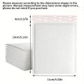 10pcs Composite Pearlescent Film Bubble Bag White Garment Packaging Express Bag Thickened Envelope Foam Waterproof Bubble Bag. 