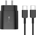 Official Samsung 45W PD Fast Charging Adapter Type-C to Type-C Adapter and Cable 2 pin. 