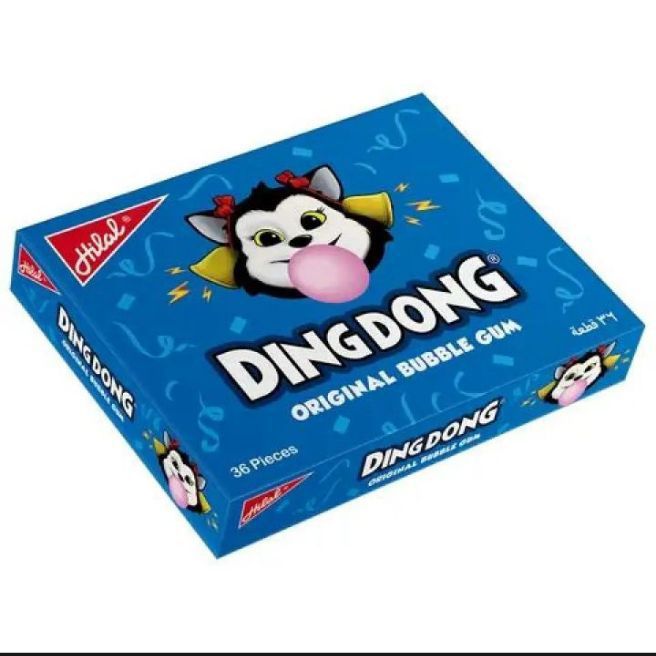 Original Ding Dong Original Value Pack (Pack Of 36 Pieces) Chew Gum Bubble Gum