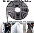 5M Car Door Edge Protector, Car Door Edge Guards Universal U Shape Rubber Seal Edging Car Door Seal Trim Protector Car Door Guard Strip Fit for Most Car (Black). 