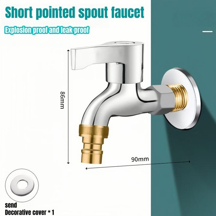 Copper%20mouthed%20washing%20machine%20faucet,%201/2%20inch%204-point,%20wall%20mounted%20garden%20balcony%20faucet,%20quick%20connect%20single%20cooling%20faucet%20-%20Image%206