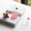 100ml Espresso Cups Small Cups Home Glass Ball Handle Coffee Cup Tea Water Cup Saucer Steak Juice Bucket Table Decor. 