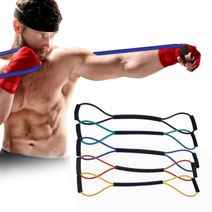 1 PC boxing training rope, boxing speed Sanda Thai air strike elastic ...
