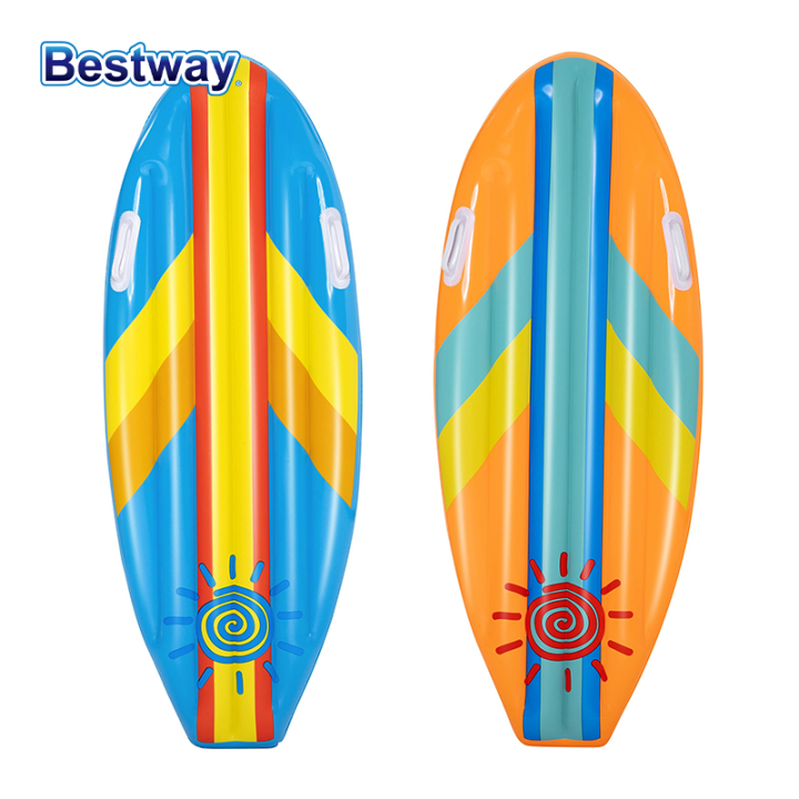 Bestway%2042046%20Water%20Surfboard,%20Inflatable%20Pontoon%20Paddleboard,%20Water%20Play%20Pontoon,%20Pool%20Ride%20Pontoon%20Row%20-%20Image%202
