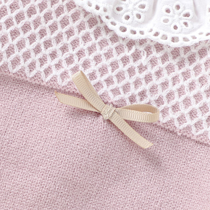 2pcs%20Autumn%20Winter%20Doll%20Collar%20Long%20Sleeve%20Sweaters%20+%20Solid%20Color%20Long%20Pants%20Baby%20Girls%20Clothing%20Sets%20Baby%200-9M%20Tops%20&%20Bottoms%20-%20Image%205