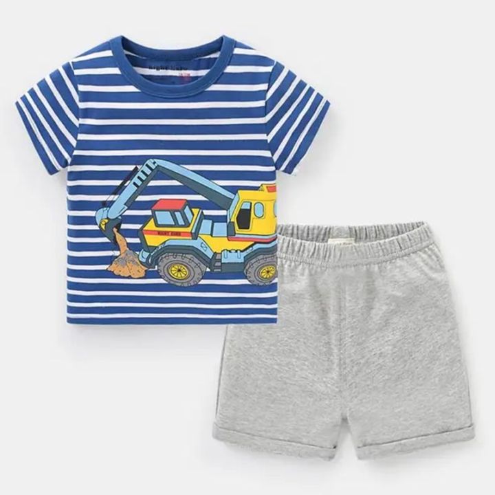 Summer%20Cartoon%20Print%20Kids%20Boys%20Clothes%20Sleeveless%20Tops+%20Shorts%202pcs/set%20Baby%20Girls%20Vest%20Clothing%20Set%20Children%20Cotton%20Sport%20Suit%20-%20Image%203