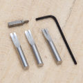 5 in 1 Pro Leather Craft Stitching Tool Adjustable Stitching and Groover Crease Leather Craft Edge Press Kit Sewing Accessories. 