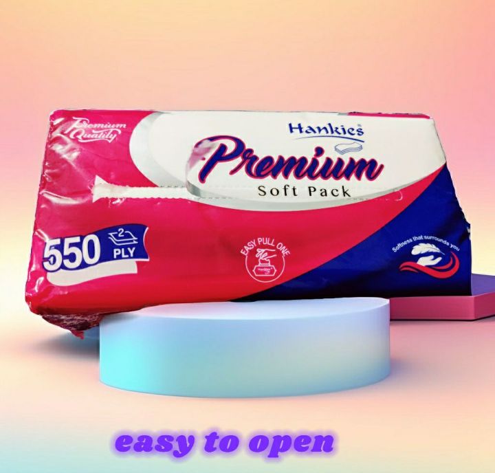 Premium%20tissue%20paper,hankies%20550%20tissues,2ply%20soft%20pack,super%20soft&%20super%20absorbent%20,germs%20free%20,100%25virgin%20pulp%20tissues%20-%20Image%202