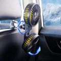 Car Seat Back Cooling Fan 3-Speed USB Charge Dual Head Fan 360 Degree Rotation Neck Cooler for Summer Car Interior Accessories. 
