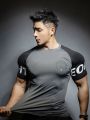 Summer Gyms T Shirt Men Bodybuilding Fitness Quick-Dry Short Sleeve T-Shirt Training Tees Fashion Muscle T Shirt Man Sportswear.