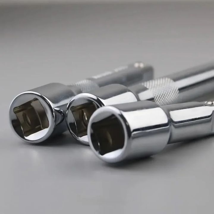 1/4"%203/8"%201/2"%20Drive%20Extension%20Set%20Socket%20Ratchet%20Wrench%20Extension%20Bar,50/100/150/250mm%20Ratchet%20Wrench%20Socket%20Extender%20Hand%20Tool%20-%20Image%202