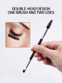 Eyebrow Brush Eyelash Comb makeup brushes Dual Ended Angled brush Spoolie brush 2 in 1 Lash eyebrow brush set makeup tool. 
