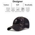 Unisex Skull Embroidered Top with Patch Breathable Baseball Caps Spring and Autumn Outdoor Adjustable Casual Hat Sunscreen Hat.