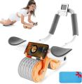 Abs Roller With FREE GIFT of Digital Timer -Home gym Fitness Wheel Training Abdominal Roller Wheel  Push-up Tool. 