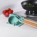 Silicone Tableware Drying Kitchen Utensil Rack Rest Holders Fork Spatula Multifunctional Shelf Organizer Non-Slip. 