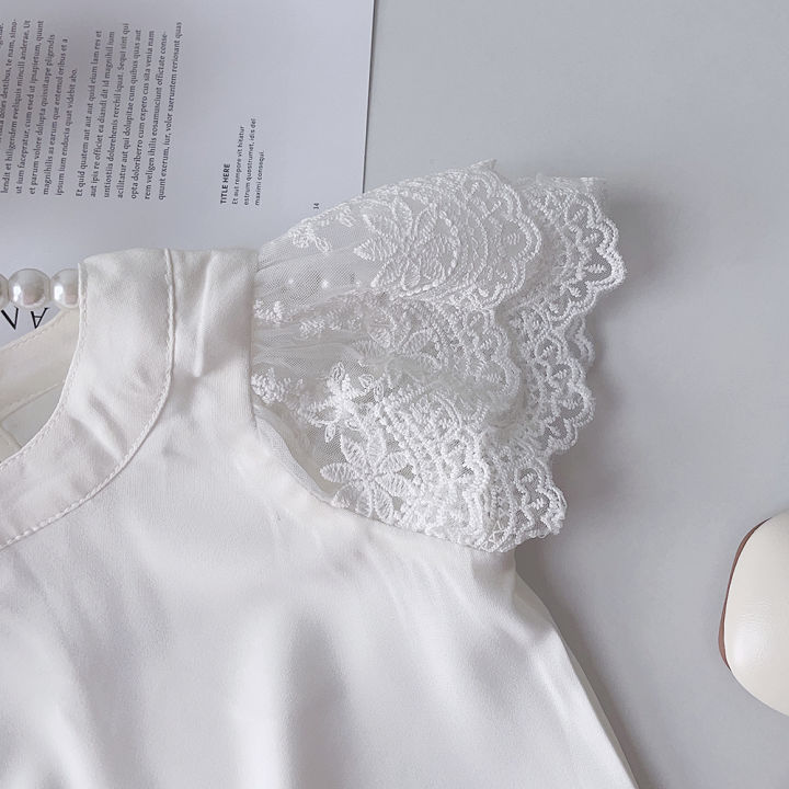 Bear%20Leader%20White%20Girls%20Short%20Sleeve%20T-Shirt%20Summer%20Kids%20Lace%20Sleeve%20Blouse%20Children's%20Clothing%20School%20Clothes%20Tops%20Kids%20Clothes%20-%20Image%205