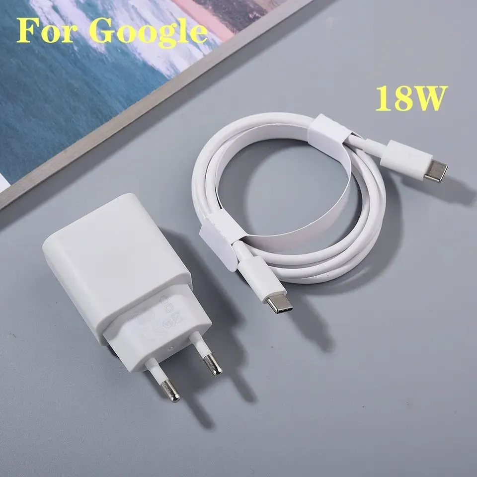 Google Pixel 18W PD USB C Power Adapter Fast Charger EU/US Wall