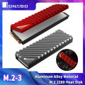JONSBO M.2 2280 Solid State Hard Disk Aluminum Heatsink with Thermal Pad for m2 Desktop PC Thermal Gasket PC Accessories. 