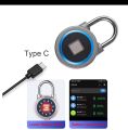 Smart Padlock APP Remote Unlock Portable Mini Keyless Electronic Lock Anti-Theft Security Home Outdoor Bike Backpack Drawer Lock. 