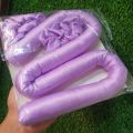 HeatLess Hair Curling Rod HeadBand Timila Accessories - Lavender Color. 