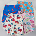 Women Dopamine Printed Quick Dry Yoga Shorts High Stretch Fitness Training Sports Shorts. 