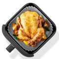 Silicone Air Fryer Baking Tray Square 5.5-6.2L Silicone Air Fryer Liners Heightened Reusable Air Fryer Basket.