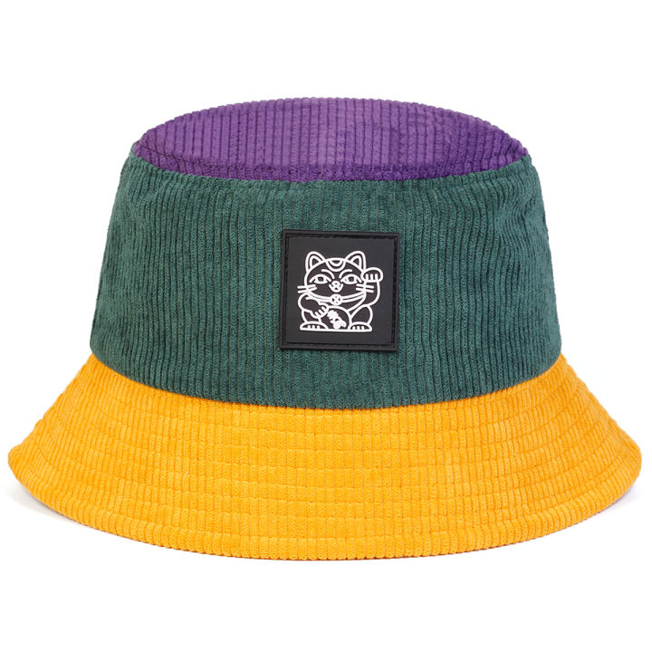 Unisex%20Cat%20Embroidery%20Personality%20Bucket%20Hats%20Fishermen%20Caps%20Outdoor%20Casual%20Cap%20Sunscreen%20Hat%20-%20Image%202