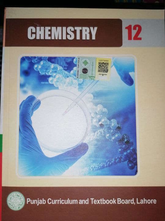 Class 12 Chemistry Textbook 2025 PTCB / 2nd Year Chemistry Textbook 2025 Punjab boards / 12 Class Chemistry Book 2025 PTB