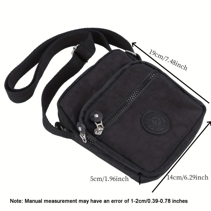 Chic%20Waterproof%20Nylon%20Crossbody%20Bag%20Adjustable%20Shoulder%20Strap%20Zip%20Closure%20Student%20Fashionable%20Shoulder%20Bags%20for%20Child%20-%20Image%204