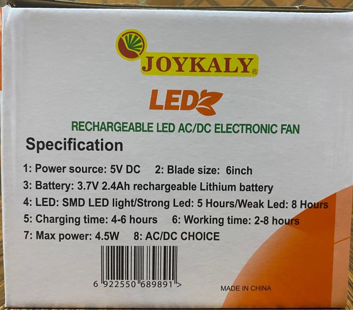 JOYKALI%20YG-731%20MODEL%20MINI%20RECHARGEABLE%20PORTABLE%20FAN%20-%20Image%205